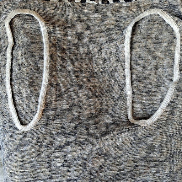 lèRumi Fringed Leopard Print Cardigan Sweater - Picture 5 of 8